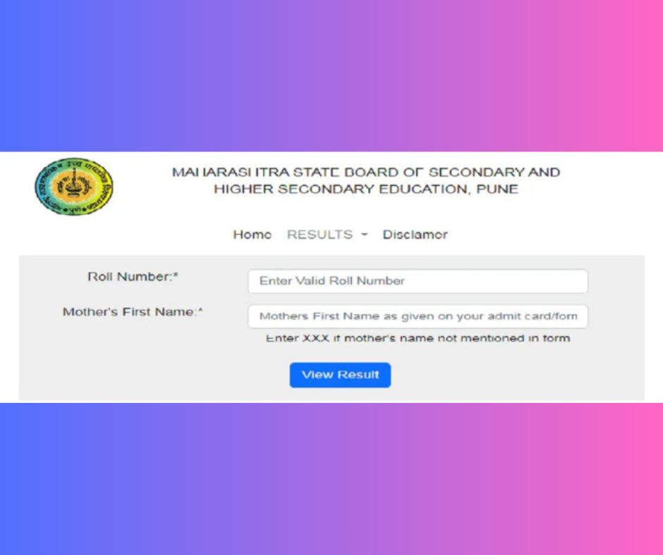 SSC Result 2024 Maharashtra Board