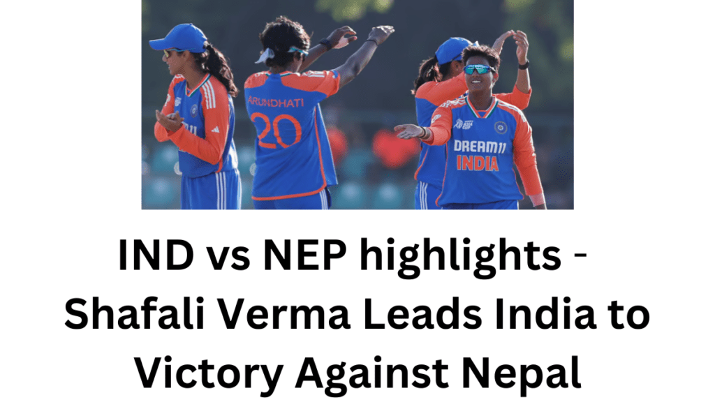 India Women vs Nepal Women